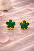Pendientes Flor Lucea™ – Acabado Oro 18K