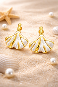 Pendientes Conchas lucea