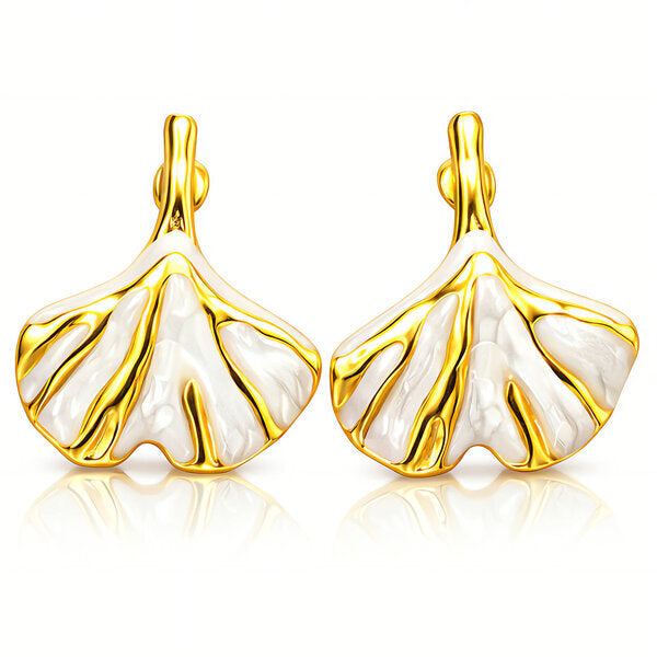 Pendientes Conchas lucea