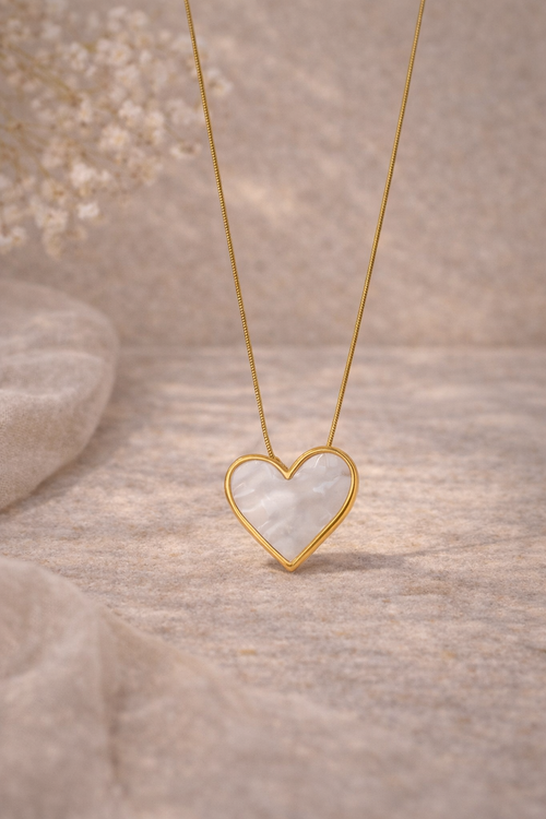 Collar corazón grande